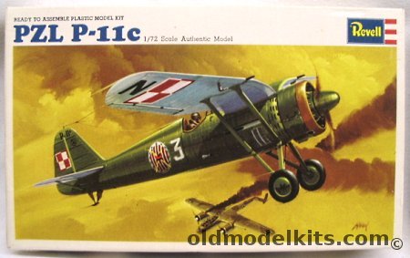 Revell 1/72 PZL P-11C, H647-50 plastic model kit